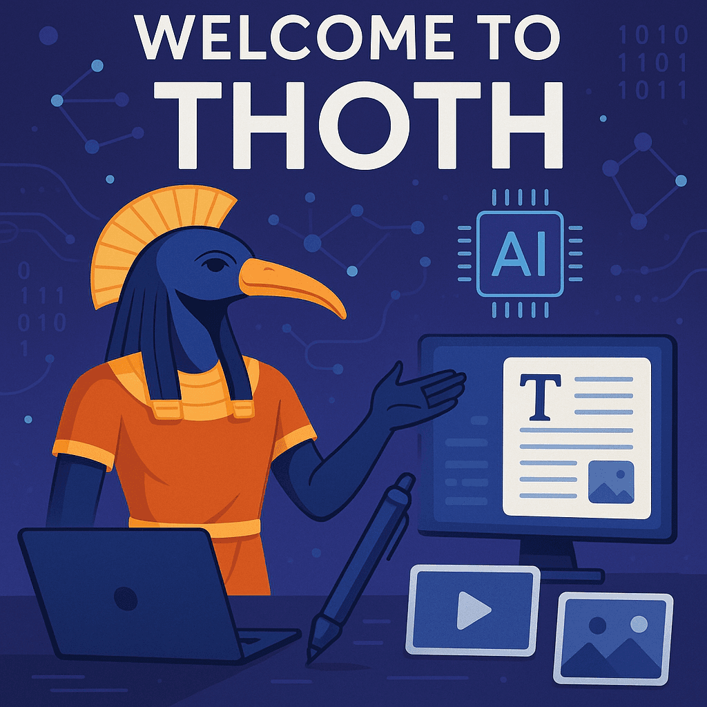 Cover Image for Welcome to Thoth: The Smart Content Creation Revolution